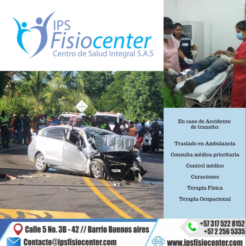 Atendemos accidentes de tránsito