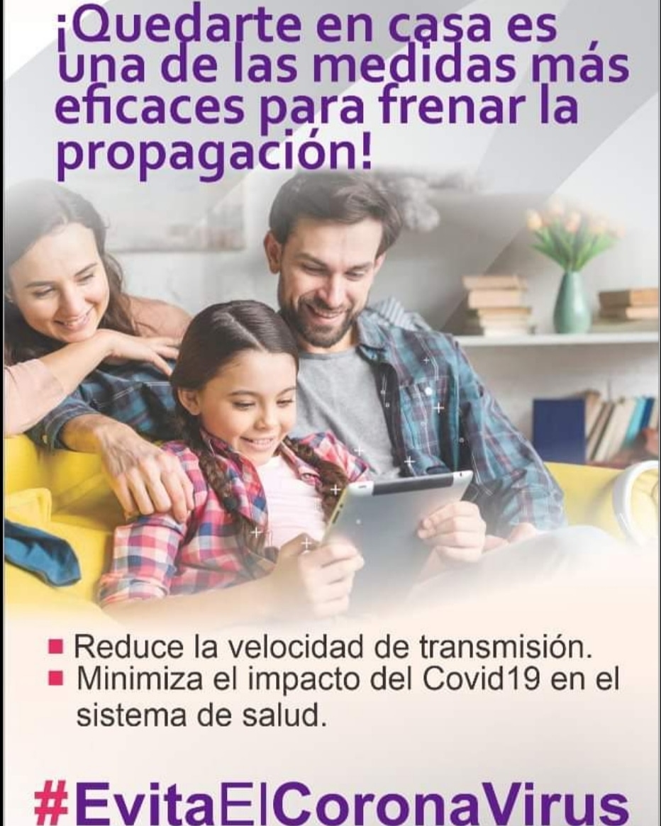 #QUEDATENCASA   Juntos podremos vencer el virus